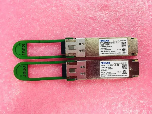 Optical Module, QSFP28, 100GbP, SM. LG 2KM, 20to60C, TcPlu RoHS, Finisar FTLC1152RGPL2-G