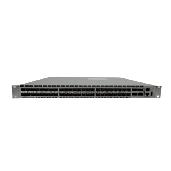 System, Switch, Arista, DCS-7050SX-64-F-DC, IRU, 4 8x10GbE SFP+ & 4x40GbE QSFP+ Ports, Front-to-Rear Airflow, 2x 500w DC PSUs, 4x Fan Modules.